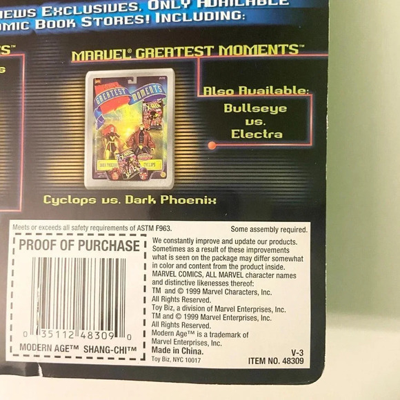 Vintage 1999 Modern Age Marvel Shang Chi 5 Inch Action Figure Previews Exclusive - Picture 11 of 16